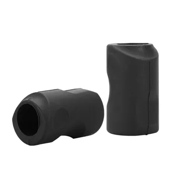 

2Pcs Black Silicone Tattoo Grip Tube Cover Black Reusable Soft Anti-slip For 25mm Needle Tattoo Machine