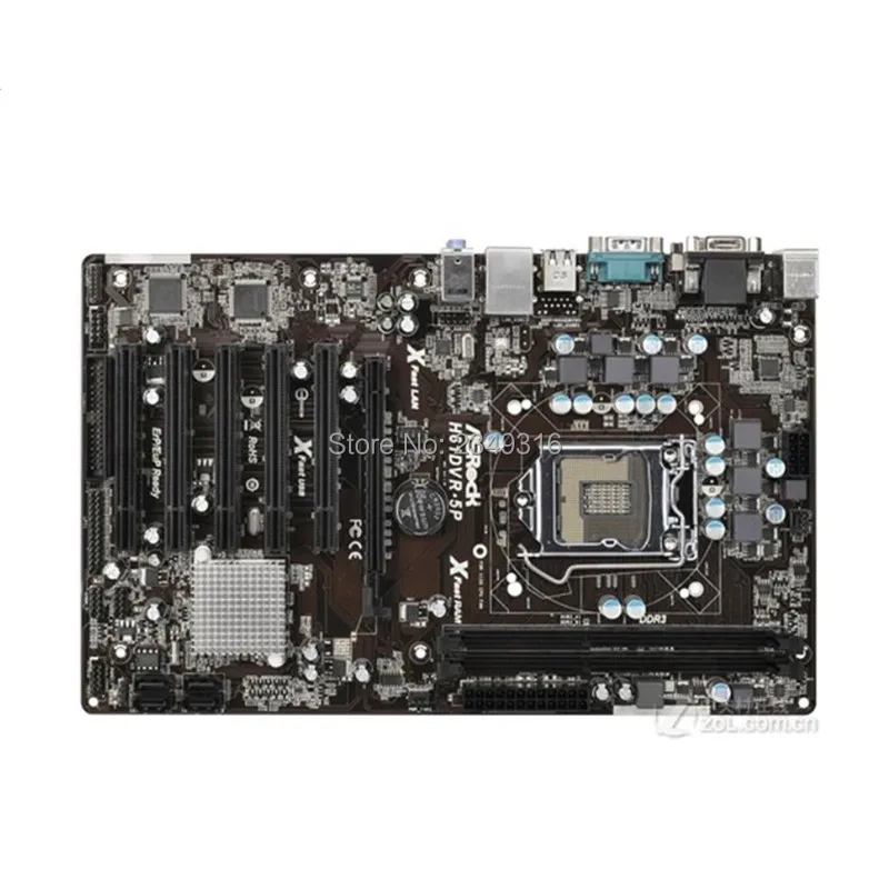 

For ASRock H61DVR-5P Desktop Board H61 Slot LGA1155 DDR3 Motherboard SATA2 USB2.0 Support I3 I5 I7