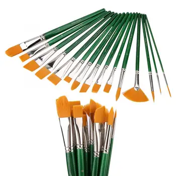 

15pcs/set Gouache Pen Nylon Hair Watercolor Painting Brush Art Supplies Caligraphy Pen