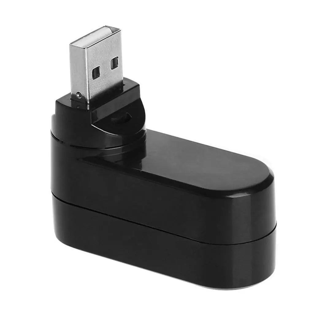 Вращающийся высокоскоростной 3 порта USB Spliter HUB 5V Splitter 40 85Degree 20 75 Degree 500mA Adapter|USB-хабы|