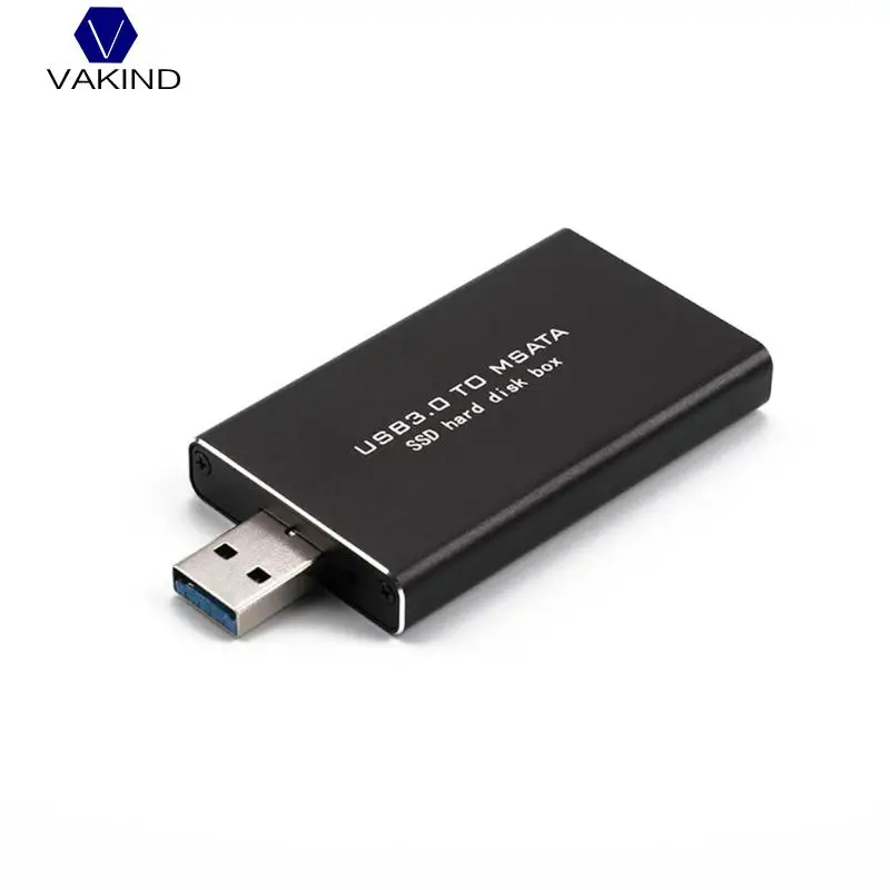 

NEW Zinc Alloy Case USB3.0 to mSATA SSD Solid State High Speed Hard Drive Disk for Desktop