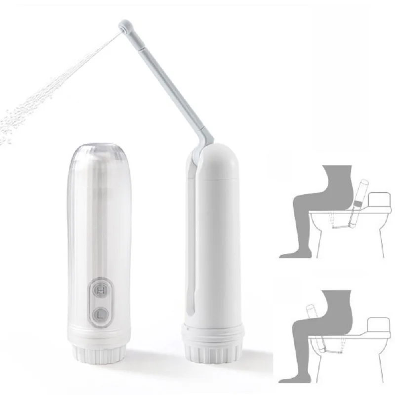

BC-0726 Baby Portable Electric Bidet Waterproof Convenient For Travel Handheld Bidet Spray Adjustable For Kids Elders Care 140ml