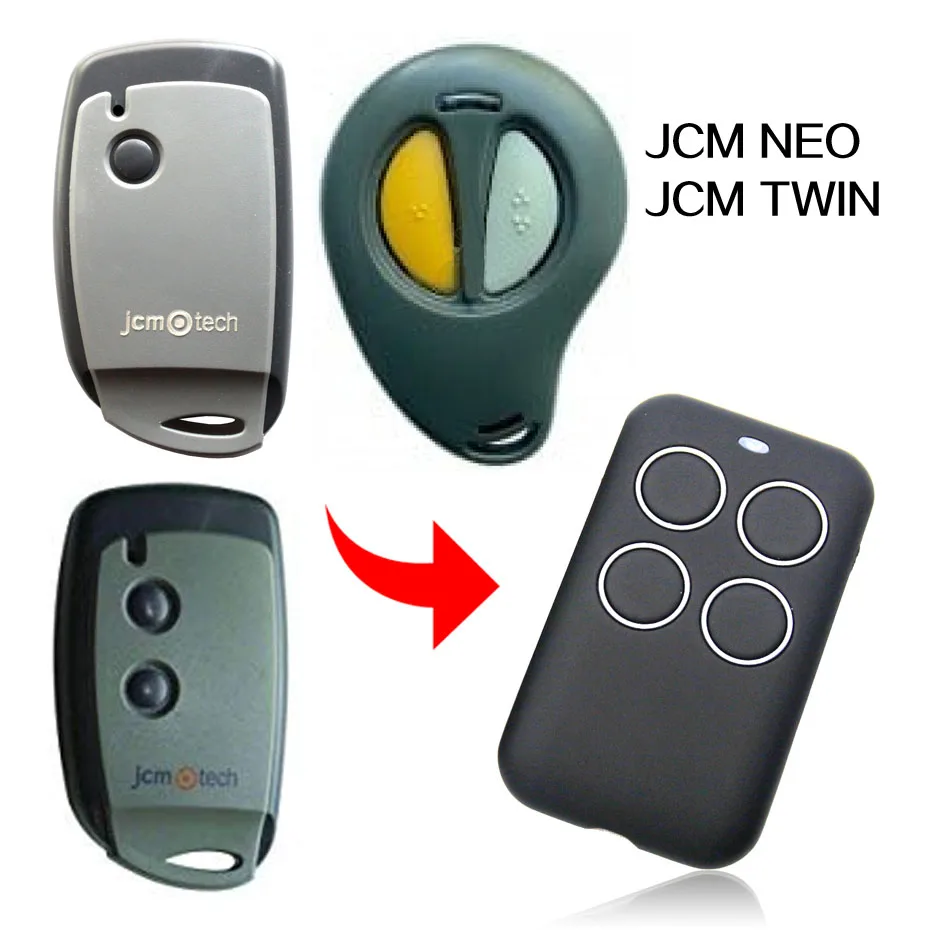 

JCM TWIN JCM NEO remote control universal gate garage remote control JCM remotes duplicator 433.92MHz