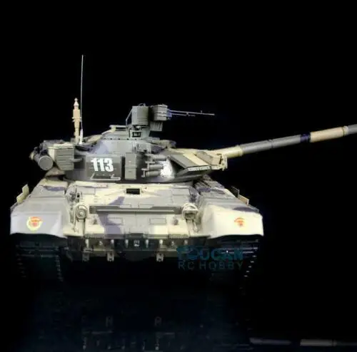 Henglong 1/16 6,0 материнская плата инфракрасный бой пластик Россия T90 RTR rc Танк 3938 Вт/360 Вращение башни красные глаза TH12978