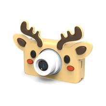 2," ЖК-экран силиконовый животное Мини Цифровая видеокамера защитный чехол детский мультяшный чехол для камеры игрушки для детей Подарки