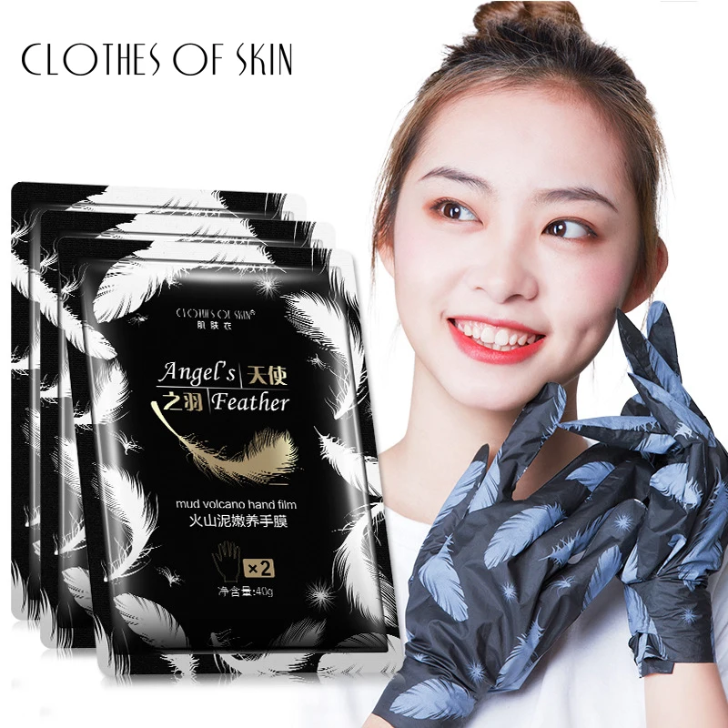 Volcanic mud Anti-Aging Moisturizing Hand Mask Exfoliating Smoothing Whitening Hand Spa Gloves Skin Care CLOTHES OF SKIN
