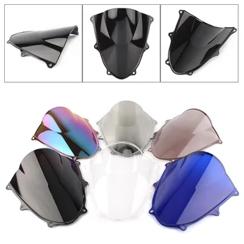 

Motorcycle Windscreen Wind Deflectors Screen Windshield Windproof Double Bubble for Suzuki GSXR 1000 GSXR1000 K17 2017 2018