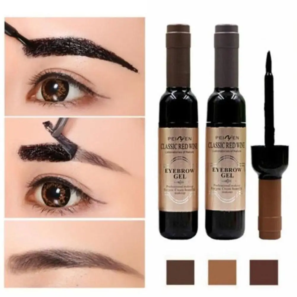 

BellyLady Red Wine Shape Peel Off Eye Brow Tattoo Shadow Eyebrow Gel Cosmetics Eyebrow Cream for Women