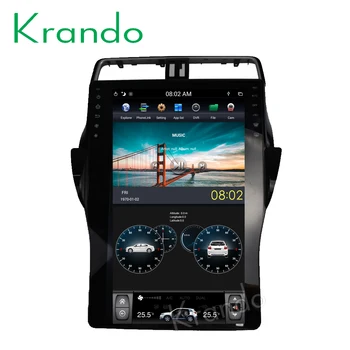 

Krando Android 6.0 16" Tesla style car gps navigation player for Toyota Prado 2018+ multimedia system radio audio bluetooth
