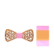 Зебра деревянный полый галстук-бабочка ручной работы винтажный экологический европейский и американский галстук-бабочка горячий деревянный галстук-бабочка галстук мужской костюм