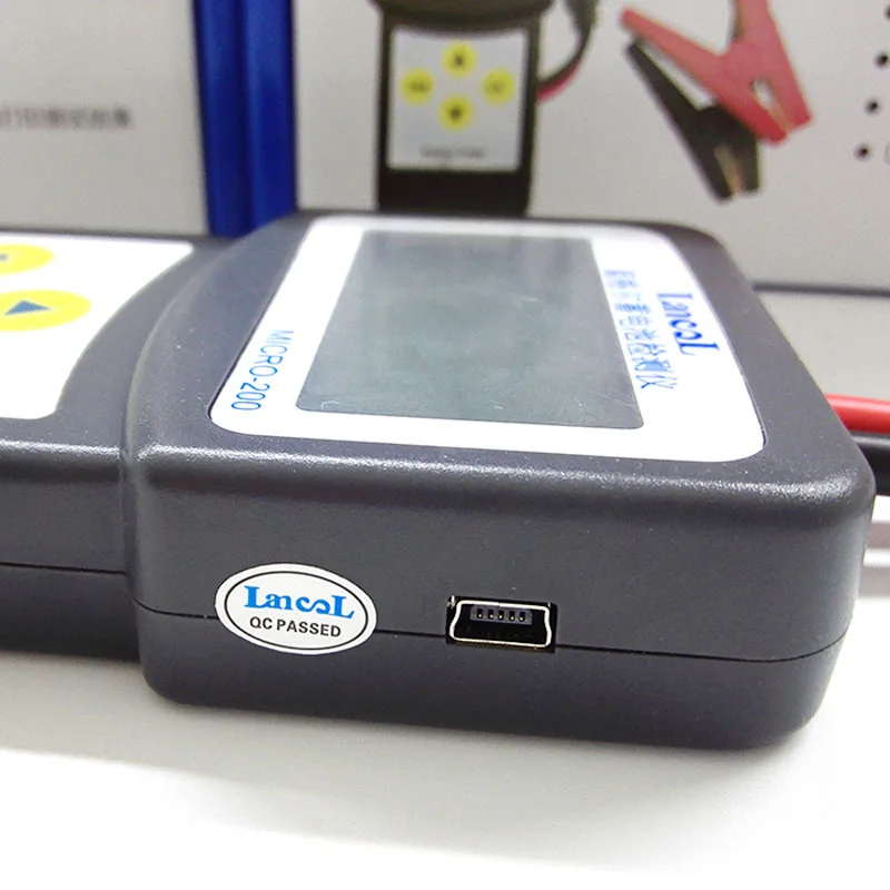 Najtaniej Wersja wielojęzyczna MICRO 200 Automotivo bateria cyfrowy analizator baterii CCA tester akumulatora samochodowego 12V narzędzie diagnostyczne