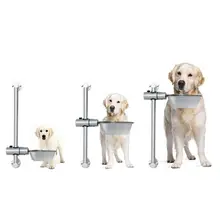 Регулируемая миска для кормления домашних животных, подъемная миска из нержавеющей стали, миска для собак, Высококачественная Нескользящая миска для еды