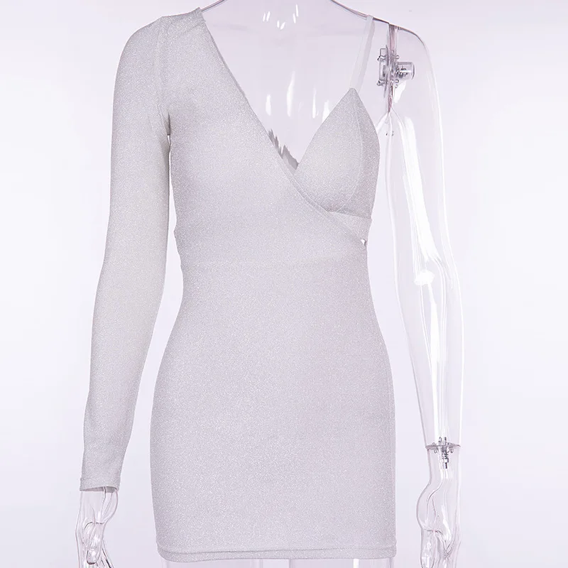 Tobinoone, мини-платье без бретелек, женское Клубное сексуальное платье на одно плечо, облегающее элегантное вечернее платье, летнее платье для ночного клуба