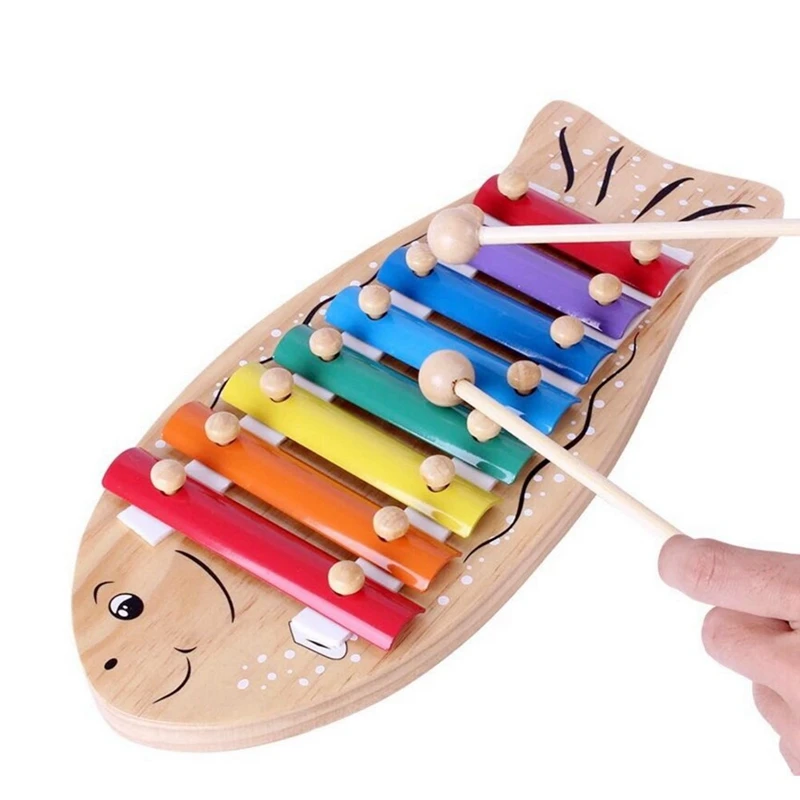 1 шт. Детские развивающие Музыкальные инструменты игрушки пианино в форме рыбки серинетт мультфильм игрушечные скрипки лучшие подарки для детей дошкольного возраста St