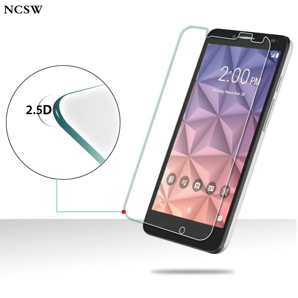 

9H 2.5D Screen protector Tempered Glass for Alcatel One Touch Pop 4 5051D 4S 5095 4+ Plus 5056D A30 A50 A7XL idol 5 5S Capa