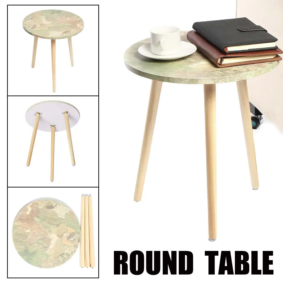 Modern Fashion Wooden Round Coffee Side Table Tea Nesting End Table Corner Home Livingroom Office Decor Tea Wine Corner Table Modern Fashion Wooden Round Coffee Side Table Tea Nesting End Table Corner Home Livingroom Office Decor Tea Wine Corner Table