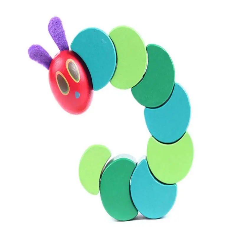 

Amusing Wooden Insect Building Blocks Colorful Educational Toys Intelligent Toys for Baby Kids Educational Gifts Baby Early Lear