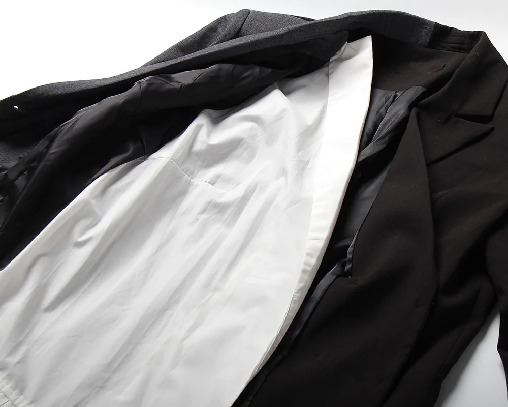 SuperAen دعوى سترة الإناث أوروبا الأزياء القطن البرية غير المتماثلة النساء سترة تكدرت الخريف جديد 2018 النساء الملابس SuperAen دعوى سترة الإناث أوروبا الأزياء القطن البرية غير المتماثلة النساء سترة تكدرت الخريف جديد 2018 النساء الملابس