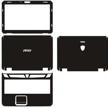 Ноутбук углеродного волокна виниловая кожа Наклейка Обложка для MSI GT60 15,6"