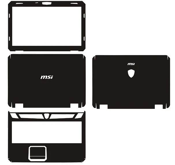 Виниловый чехол для ноутбука из углеродного волокна MSI GT60 15 6&quot|Сумки и чехлы