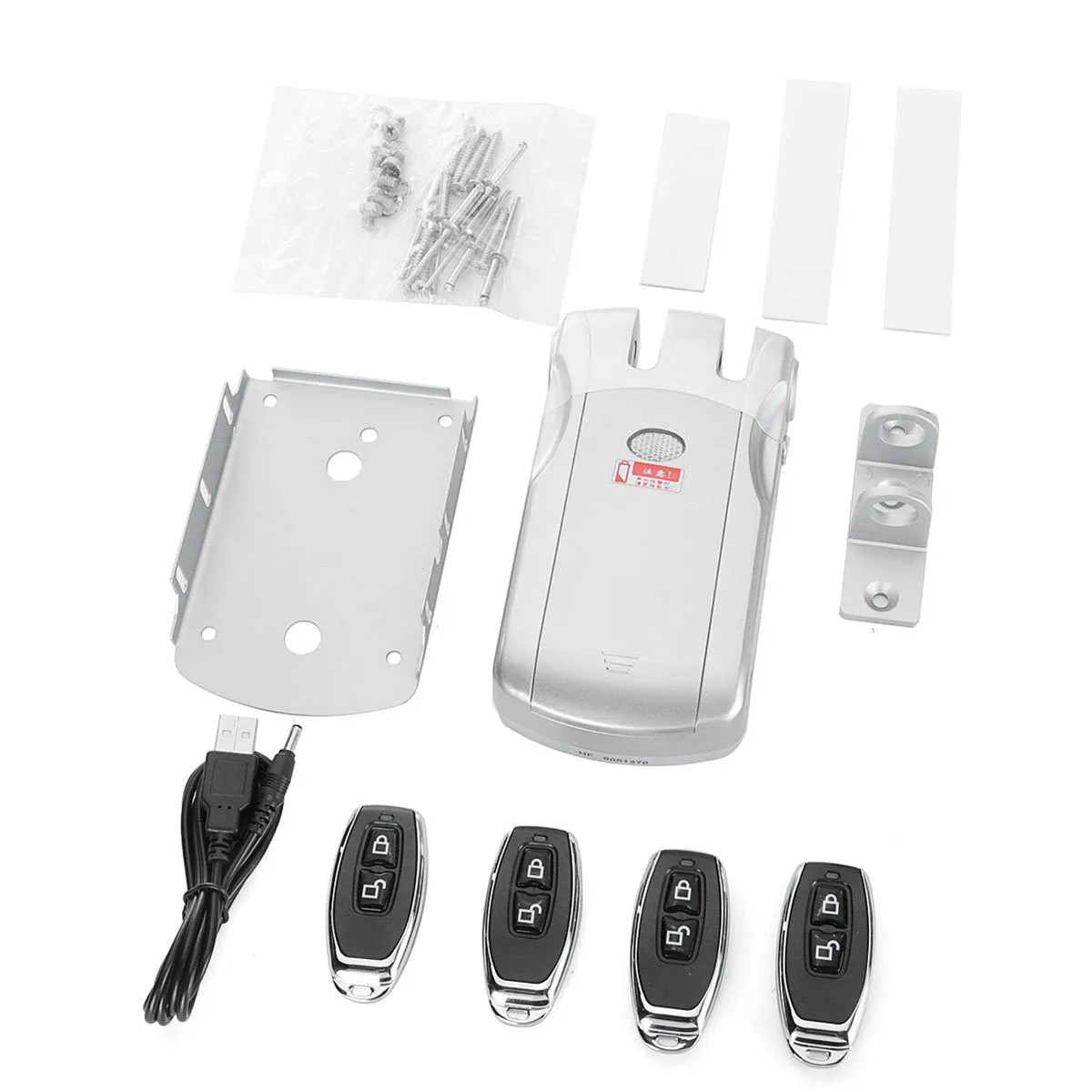 

Wireless Remote Control Electric Door Lock Electronic Anti-theft Home Security Keyless Smart Access Control Accessories Kit Set