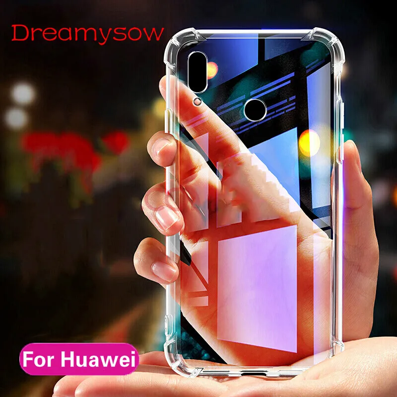 

Soft Silicone TPU Shockproof Phone Case For Huawei P10 P20 P30 Mate 20 Lite Pro Honor 9 P8 P9 Lite 8X Nova 3 3i 4 8C Back Cover