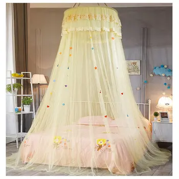 

Children Elegant Tulle Bed Dome Bed Netting Canopy Circular Round Dome Bedding Mosquito Net