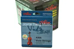 12 комплектов Alice A906 viola Strings многожильный плетеный стальной сердечник Ni-Fe обмотка 1st-4th Strings Бесплатная доставка оптовых партий