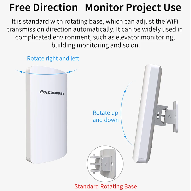 COMFAST CF E110N V2 длинный охват 5 км Wifi Siganl усилитель с высоким коэффициентом усиления