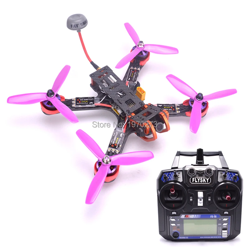 Chameleon 220 220mm FPV Frame Quadcopter Kit 2205 2300kv Motor Littlebee 30A BLHeli-s ESC Fatshark antenna For RC FPV Drone