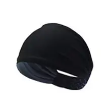 Однотонная Нескользящая лента для волос при занятиях йогой для занятий фитнесом на открытом воздухе дышащая Спортивная головная повязка для бега