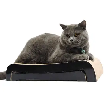 

Cat Scratcher Cardboard Durable Scratching Pad with Organic Catnip Cat Scratcher Lounge