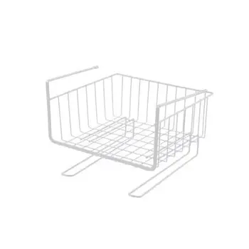 

1Pc Cabinet Storage Rack Partition Hanging Bakset Storage Shelf Storage Organizer for Kitchen Bathroom Home