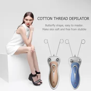 

Women Electric Body Face Hair Remover Defeatherer Cotton Thread Epilator Women Hair Removing Device For Women Beauty