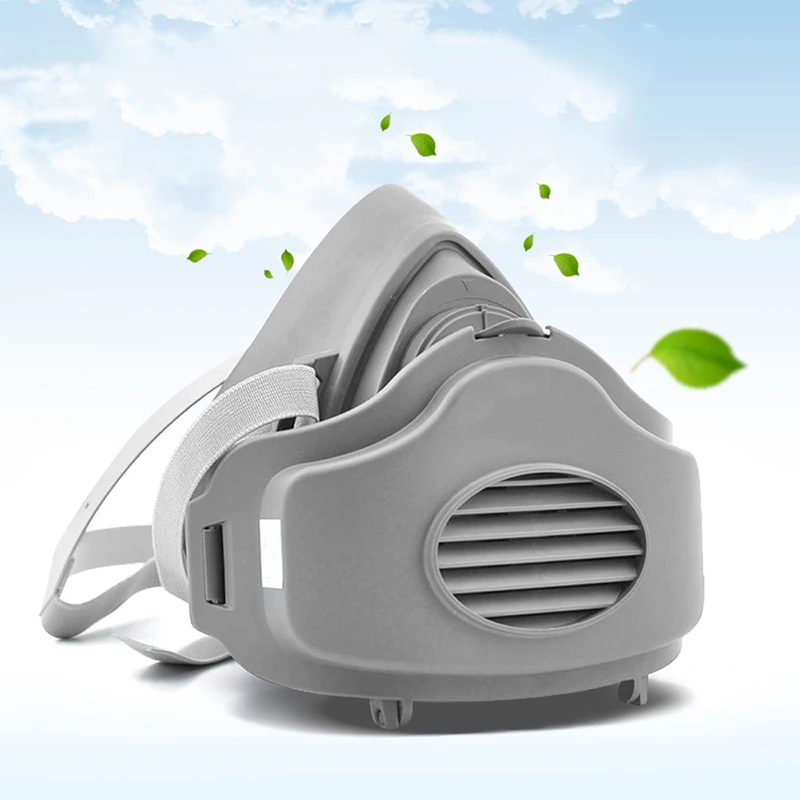 

Anti Dust Fog Gas Mask Respirator Safety Protective Filter Half Face Masks