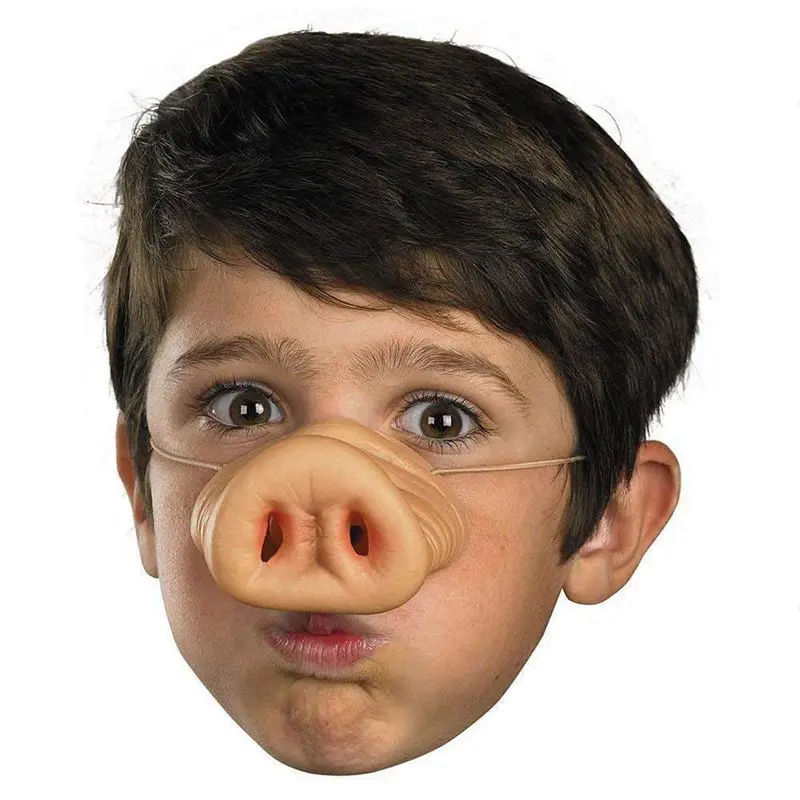 

Halloween latex pig nose pig nose costume rubber latex nose muzzle mask Funny Pig Nose