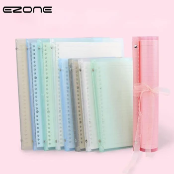 

EZONE Candy Color Loose Spiral Notebook A5/B5 Flexible Notebook Soft Cover Replaceable Inner Pages Creative Waterproof Cover
