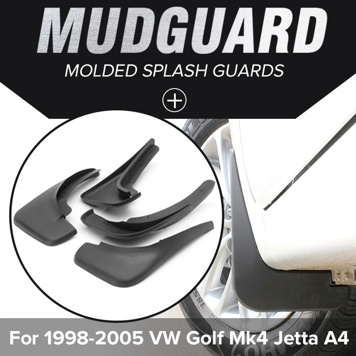 

Mud Flaps for VW GOLF(Mk4)/JETTA/BORA(A4) Front Rear Mudguards for Fender Splash Guards Car Mudflaps Accessories