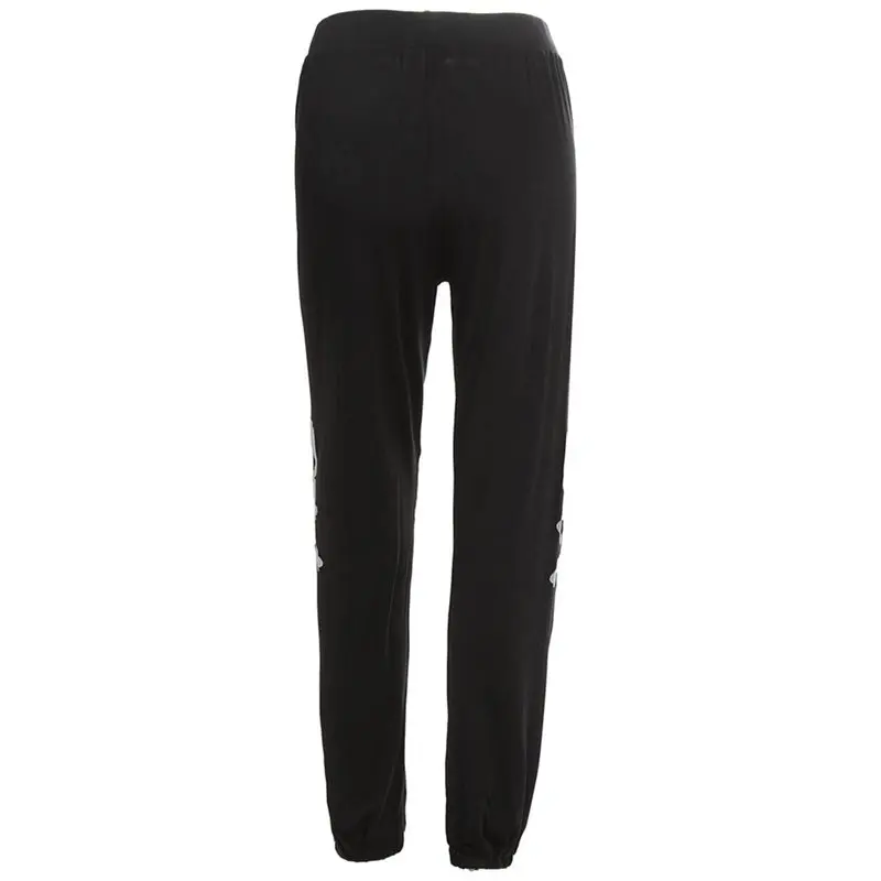 Women Pants Casual Black Spring Gothic Streetwear Punk Loose High Waist Skull Print Office Lady Female Fashion New Hot Pant Women Pants Casual Black Spring Gothic Streetwear Punk Loose High Waist Skull Print Office Lady Female Fashion New Hot Pant