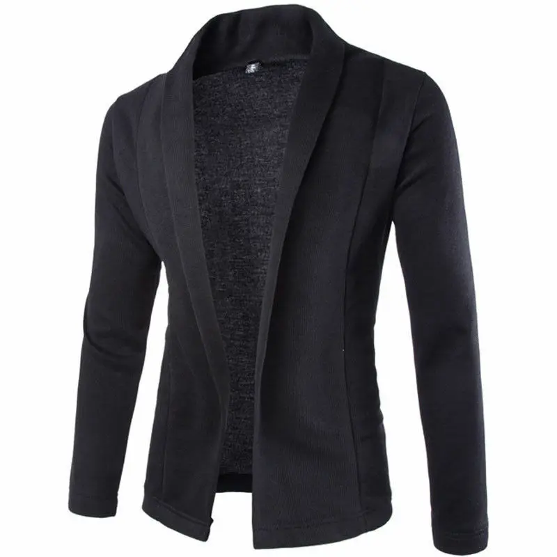 

Mens Korean slim fit fashion cotton blazer Suit Jacket black Gray plus size M to 2XL Male blazers Mens coat Wedding