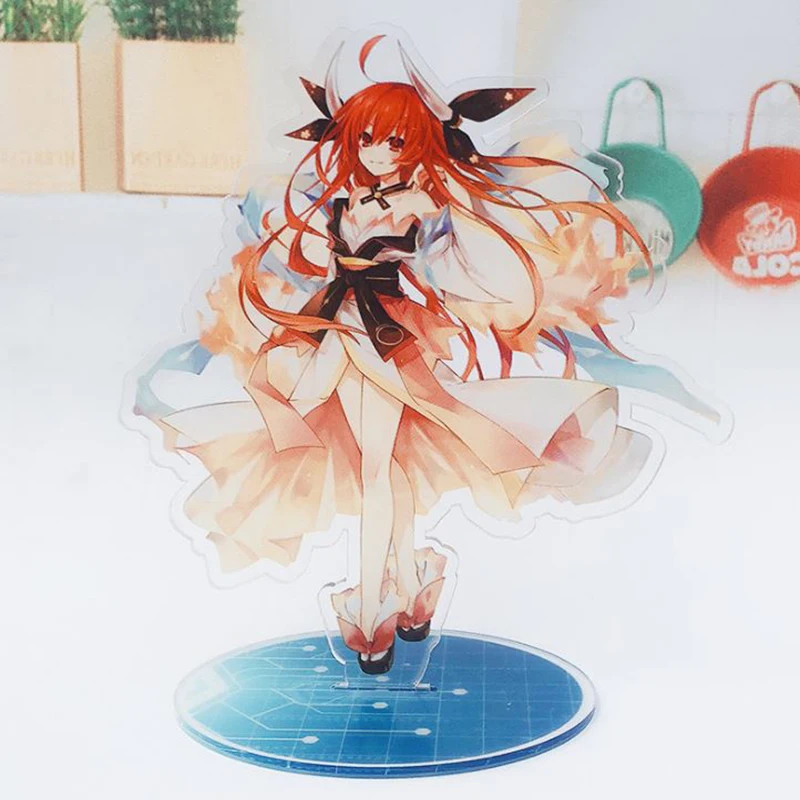 

1 Pc Cute Date A Live Kurumi Tokisaki Acrylic Stand Model Toys plate holder Action Figure Pendant toy Kids gift