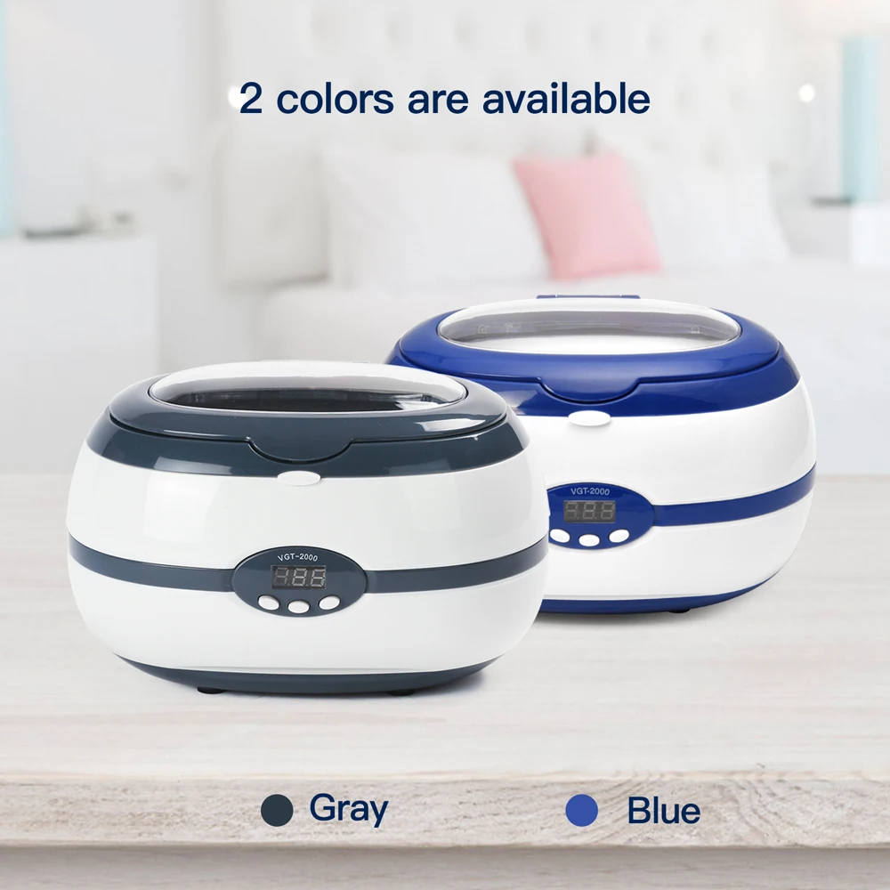 

GTSONIC 600ml Ultrasonic Cleaner Bath Timer Jewelry makeup Brush cleaner