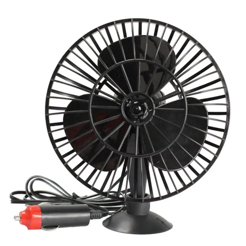 

New Portable Car Fan 12V Auto Mini Cooler with Cigarette Lighter 360 Degree Rotating Strong Wind Cooler Air Cooling Fan 2019