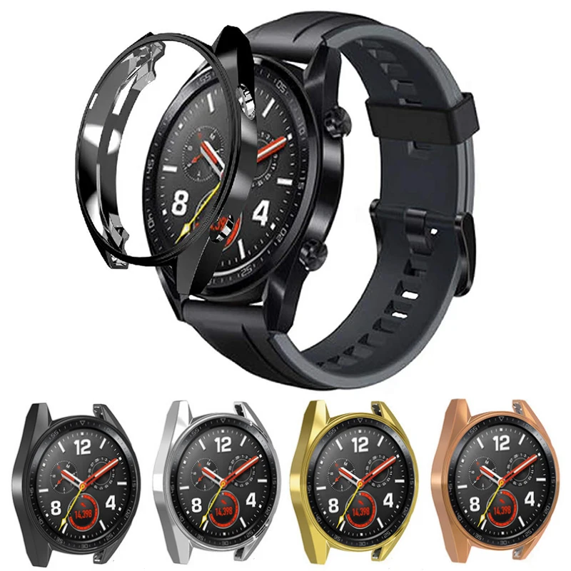 

For Huawei Watch GT Protection Case Soft TPU Silicone Frame Super Thin Smart Watch Cover Rubber Shell For Hua wei CT Watch Cases