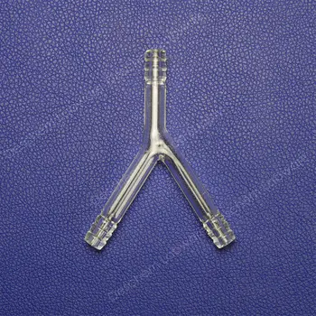 

Glass Y Connector Tube,10mm Hose Connection Adapter,Y-TYPE,Lab Chemistry Labware