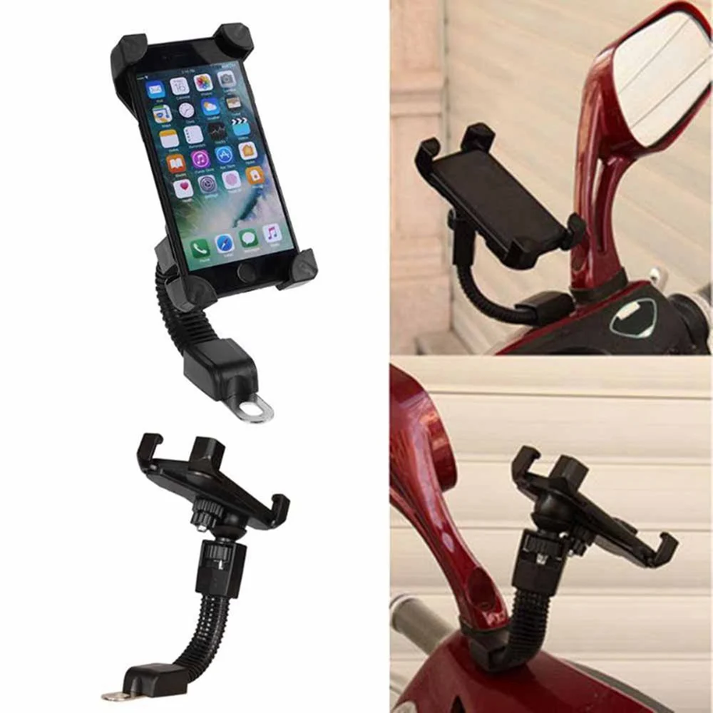 

KISSCASE Universal Motorcycle Phone Holder For Redmi Note 7 6 Support Adjustable Telephone Moto Holder For GPS Bike Phone Holder
