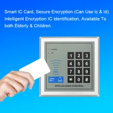Access Control RFID Lock System Keypad Doorbell Digital Panel Card Reader For Door Access Control System Security Door RFID Lock zk scr100 rfid card capacity tcp ip scr100 door access control rfid access control system