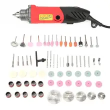 1 комплект Электрический вращающийся набор инструментов 240 Вт мини электрический сверлильный станок с переменной скоростью Вращающийся набор инструментов 110-230VAC DIY полировочные инструменты
