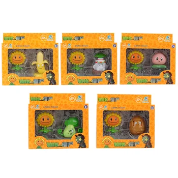 

2019 New Plants Zombies Figure Set Toys Model Vinyl Figures Plants Vs Zombies Action Toys Game Play Toys For Children 5 Styles