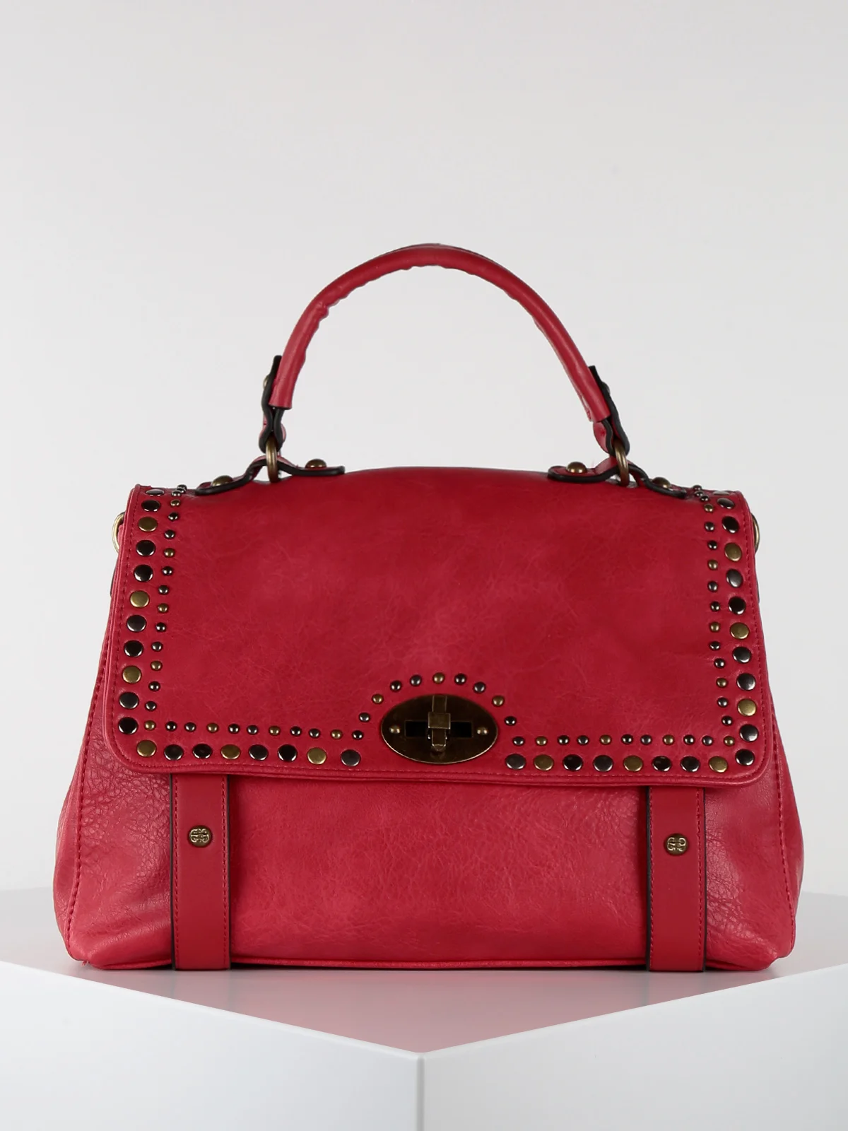 Woman bag red shoulder bag handbag casual bagin TopHandle Bags from
